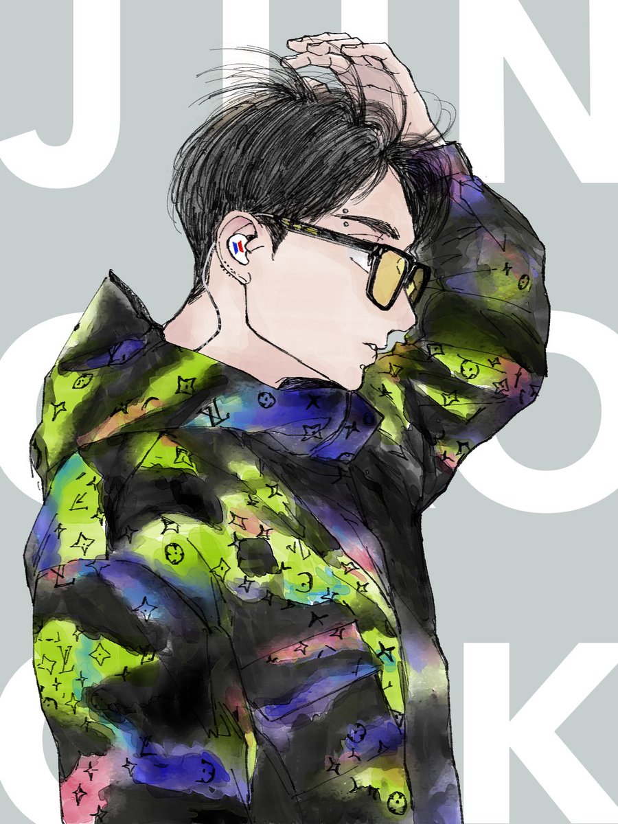 🐰🕶️🫳 #JUNGKOOK #btsfanart