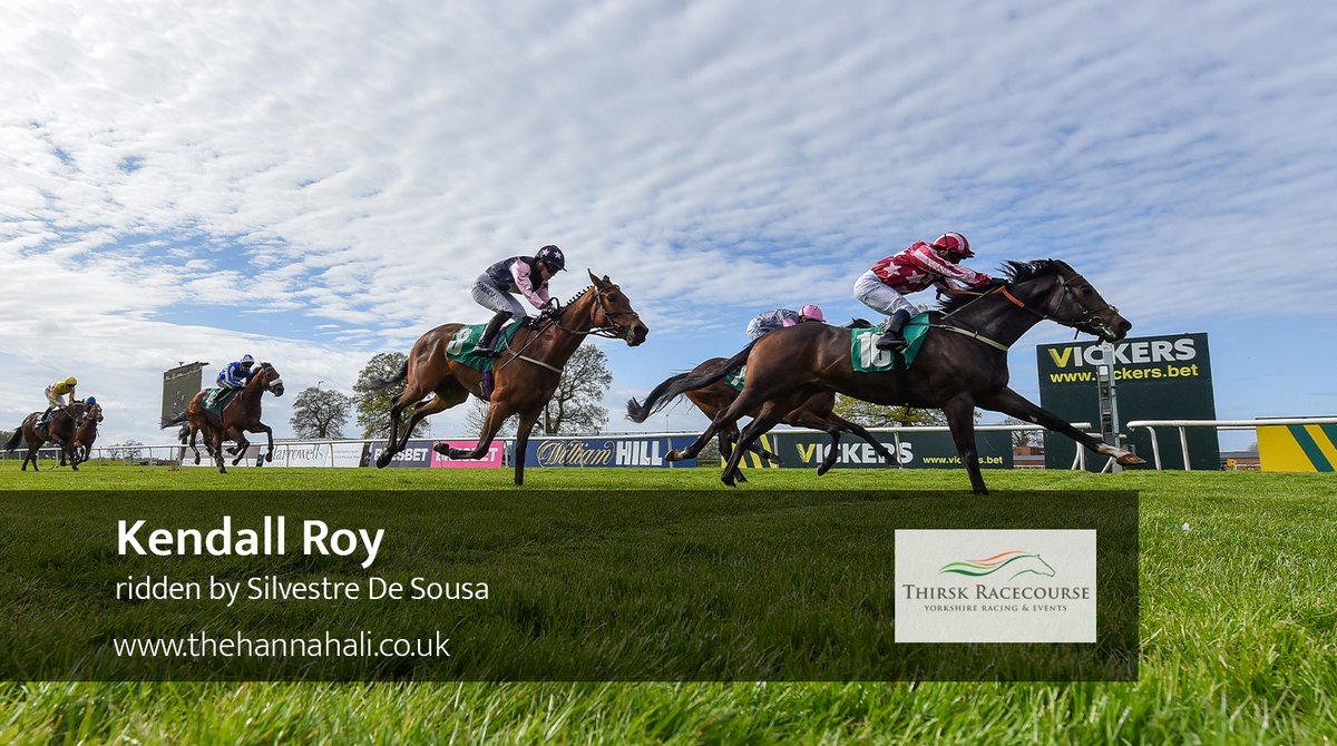 Race 2 at @ThirskRaces saw Kendall Roy landing a second win this week making it two from two this season under @SilvDSousa for @katiemcgiv and owners R Kent & Miss Kate McGivern & Josh Schwartz & D A Creighton