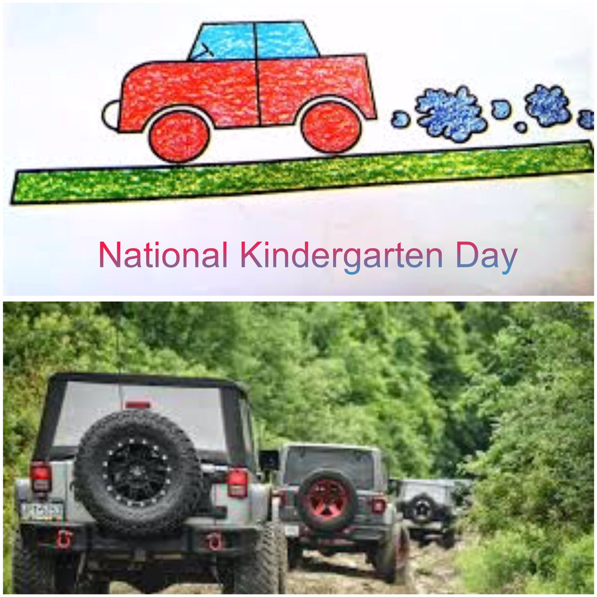 Good morning, Mafia! It’s #NationalKindergartenDay so does that mean we stick to the easy trails? Have fun out there! 😃
