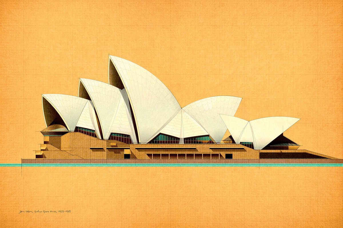 Jørn Utzon, Sydney Opera House, 1959-1973