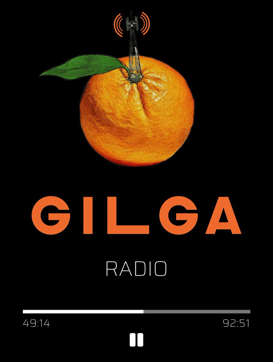 The sweet spot 🍊 #gilgaradio pretty sure I've heard this one somewhere else but it's new gambino