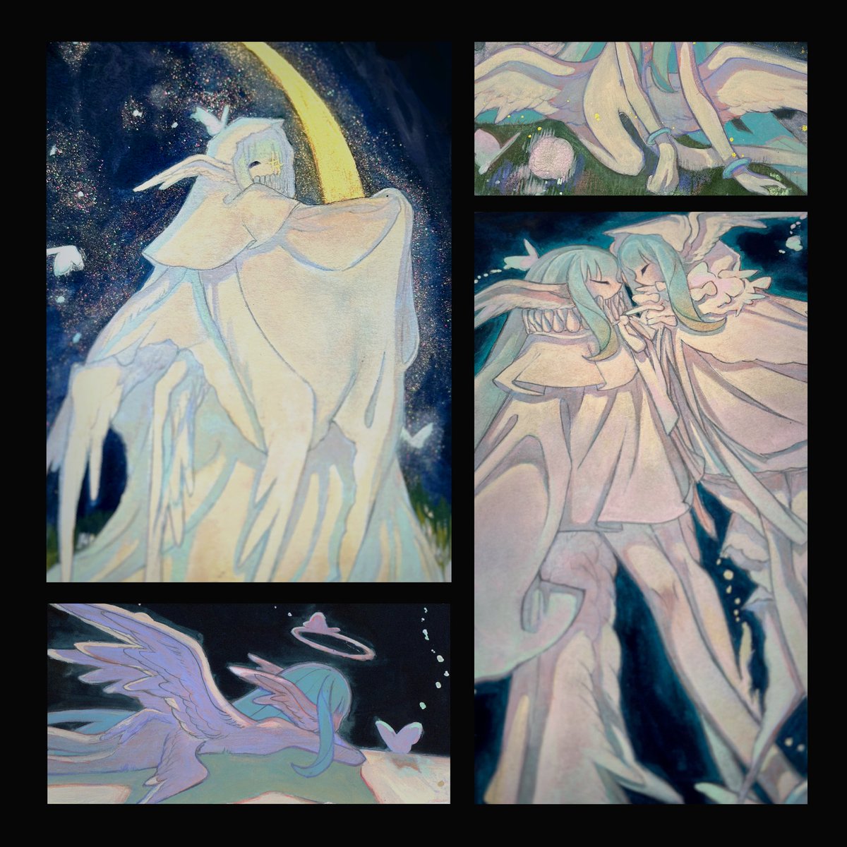 🌘展示のお知らせ🌘

グループ展『常の夜、只の夜』

会期：2024.06.01(土)～06.10(月) （06.04休廊)
時間： 12:00〜19:00
会場：marienkafer(原宿)
〒150-0001東京都渋谷区神宮前6-28-4
シニック関根ビル地下1階B

東京にて夜をテーマとしたグループ展に参加させていただきます。ぜひご高覧ください！