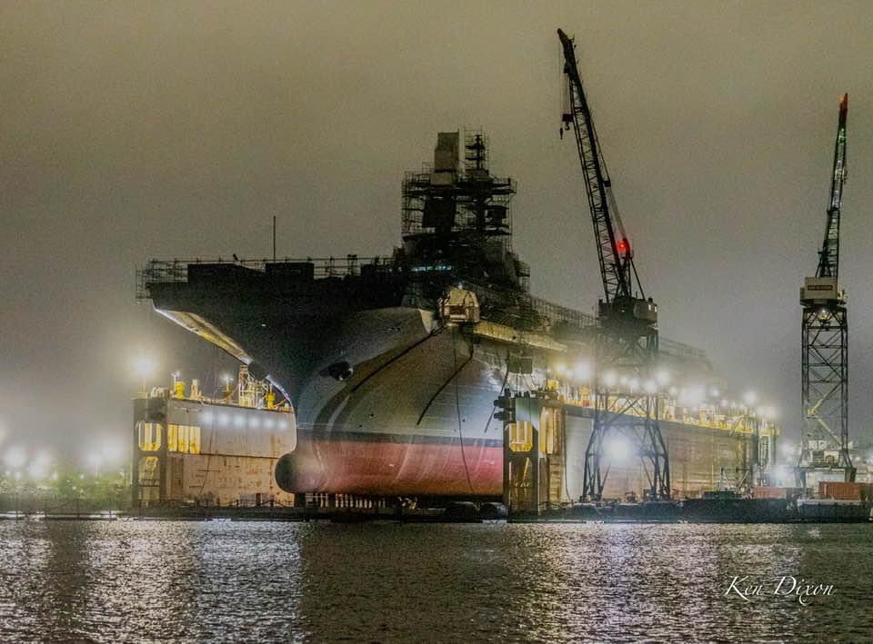 USS Kearsarge (LHD 3) Wasp-class amphibious assault ship in Norfolk, Virginia at the BAE Systems Shipyard - April 20, 2024 #usskearsarge #lhd3

SRC: FB- Hampton Roads & Chesapeake Bay Ship Watchers