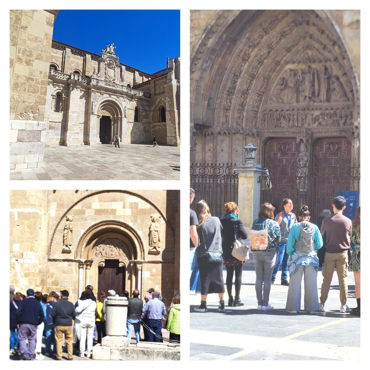 venaleon's tweet photo. #leonesp ¡Ver y sentir!
#leonparavolversiempre
#catedraldeleon 
#sanisidorodeleon 
#venaleon https://t.co/wH4NPQ9wi1