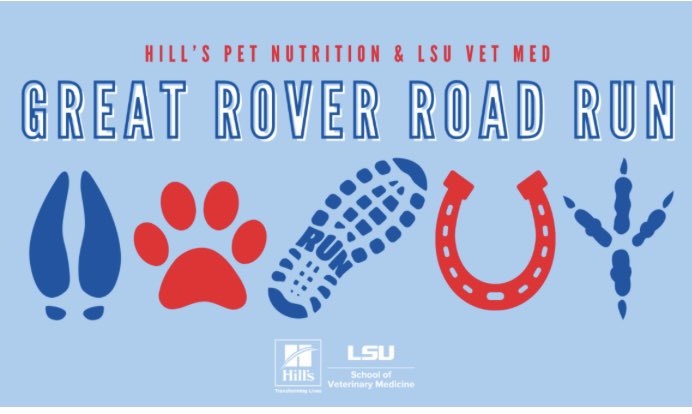 Today is the day — the Great River Road Run & #SAVMA Dog Wash @LSUVetMed! Both events are for wonderful causes that advance two of our key missions: #WeTeach, #WeHeal. I’m not running this year but I’ll be rooting for those who do! #LSU #BetteringLives #BringingTheWorldIn #WeCare