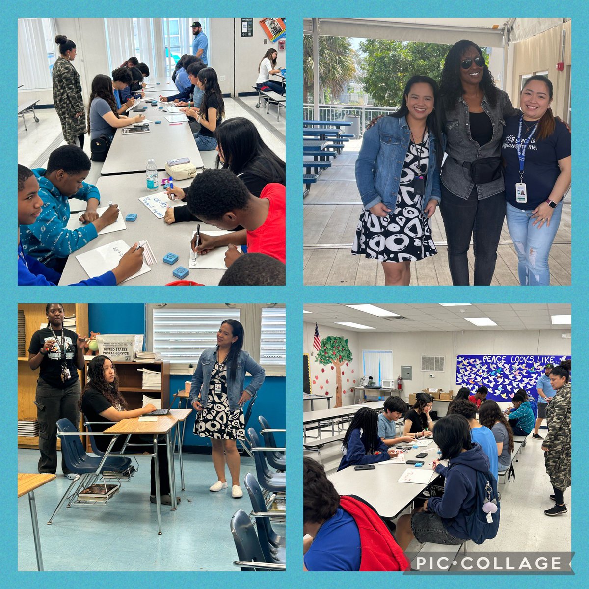 All hands on deck! Thank you Ms. April and Amostique of @FlhsOfficial and Ms. Haniff of @LLMS_Vikings for supporting our Math Camp! @Rickards_JEG @JRickardsMiddle @KaraPluchino @rmsmrdavis @DrFlem71