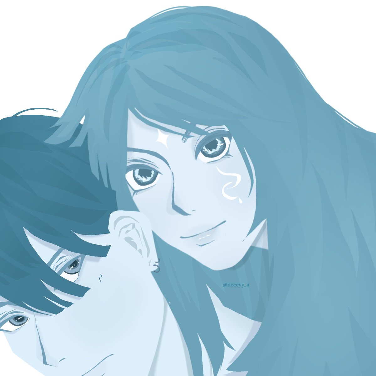 inggeorugus's tweet photo. oh my~ 
y'all, this one so cuteee 😭👊
#artmoots #digitalart #art #artist https://t.co/h3Nj273TfA