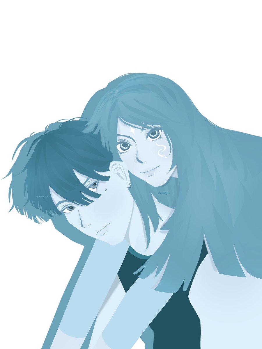 inggeorugus's tweet photo. oh my~ 
y'all, this one so cuteee 😭👊
#artmoots #digitalart #art #artist https://t.co/h3Nj273TfA