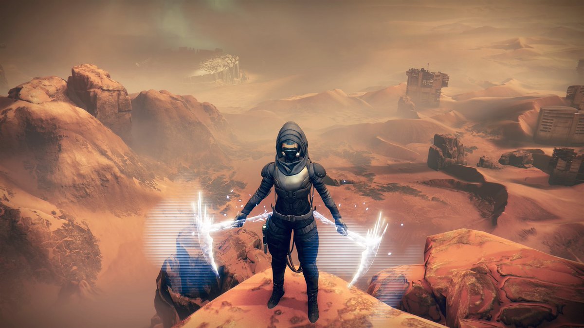 MissKuri89's tweet photo. I've transmogged my Hunter to be a Fremen from the new DUNE movies! https://t.co/FDH32i2LnT