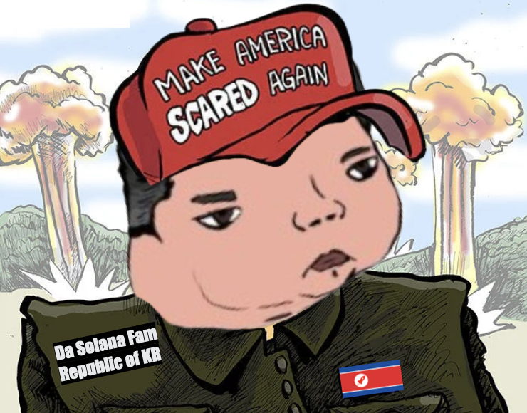 Rocketman_onSol's tweet photo. Your Supreme leader has his eyes on all the MEMEs, gonna nuke ALL those SOBs!!! $RMK will melt faces! 🔥🫠

We coming for you $BODEN $TRUMP $GROK $BONE $COQ $PONKE $SLERF $BRETT $MEW $WEN $WIF $BOME $WIF $DEGEN $SHIB $PEPE $DOGE 
🚀 https://t.co/rcRaaCRV7a