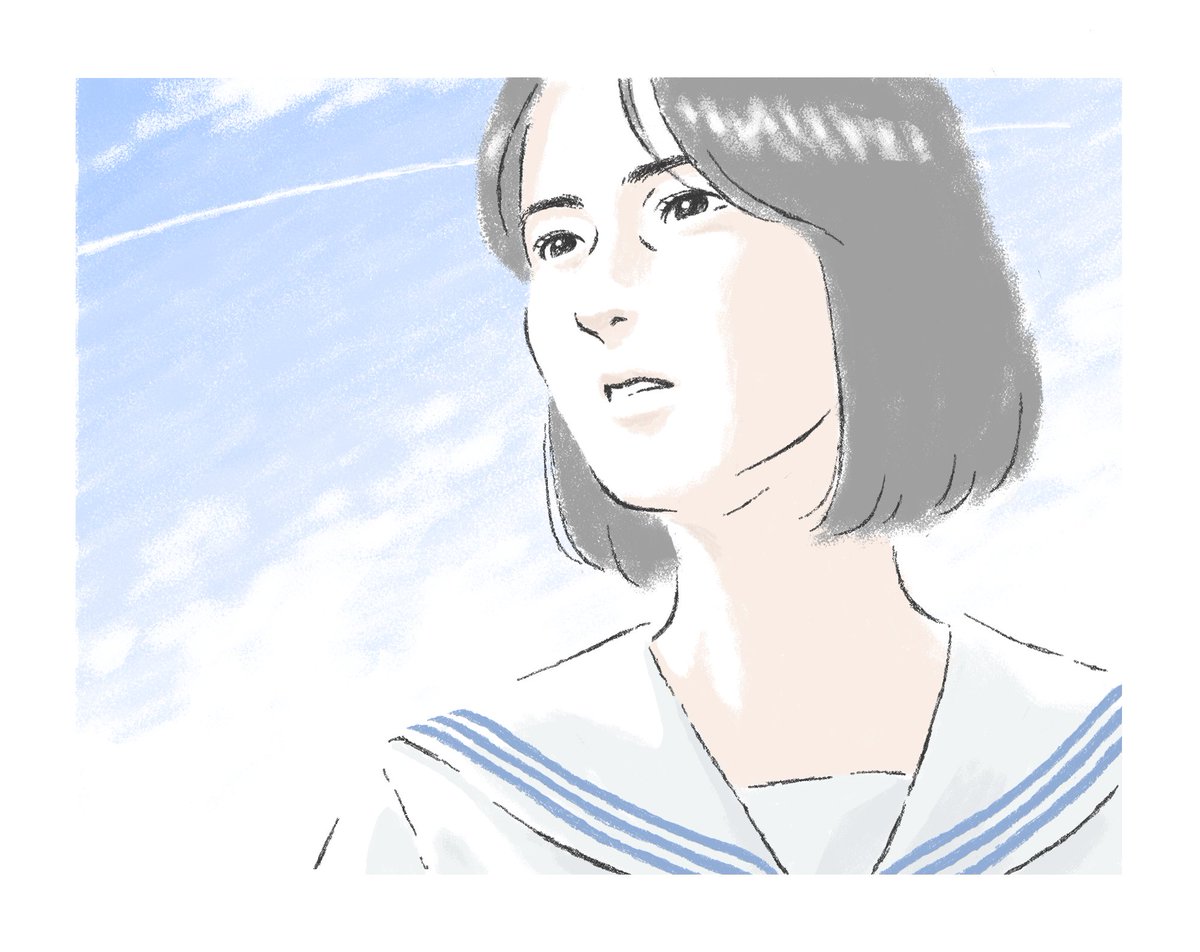 inomo_inomo's tweet image. アイナ・ジ・エンドちゃんがa_oというユニットで歌っていた「blue souls」という曲が好きすぎて描きました。

blue soul