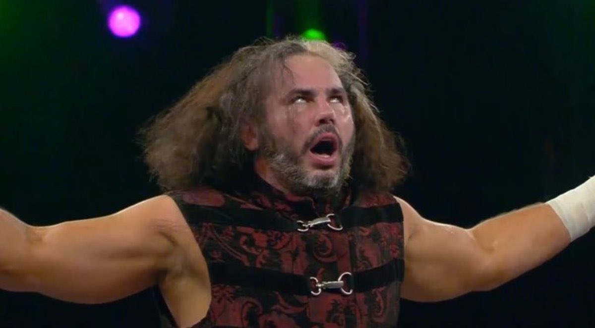 A Comprehensive list of the achievements of Matt Hardy: Having both AEW and WWE not wanting to sign him. Edge stealing his girlfriend. Being married to Reby Sky. Doing a drowning skit days after Shad Gaspard drowned. A pro at enabling. Being Matt Hardy.