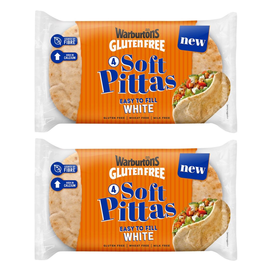 NEW 🌾 Gluten Free

Warburtons launches new Gluten Free White Soft Pittas

Available now at Sainsbury’s, Asda and Ocado. Soon in Tesco, Morrisons and Co-op for rsp: £3/240g