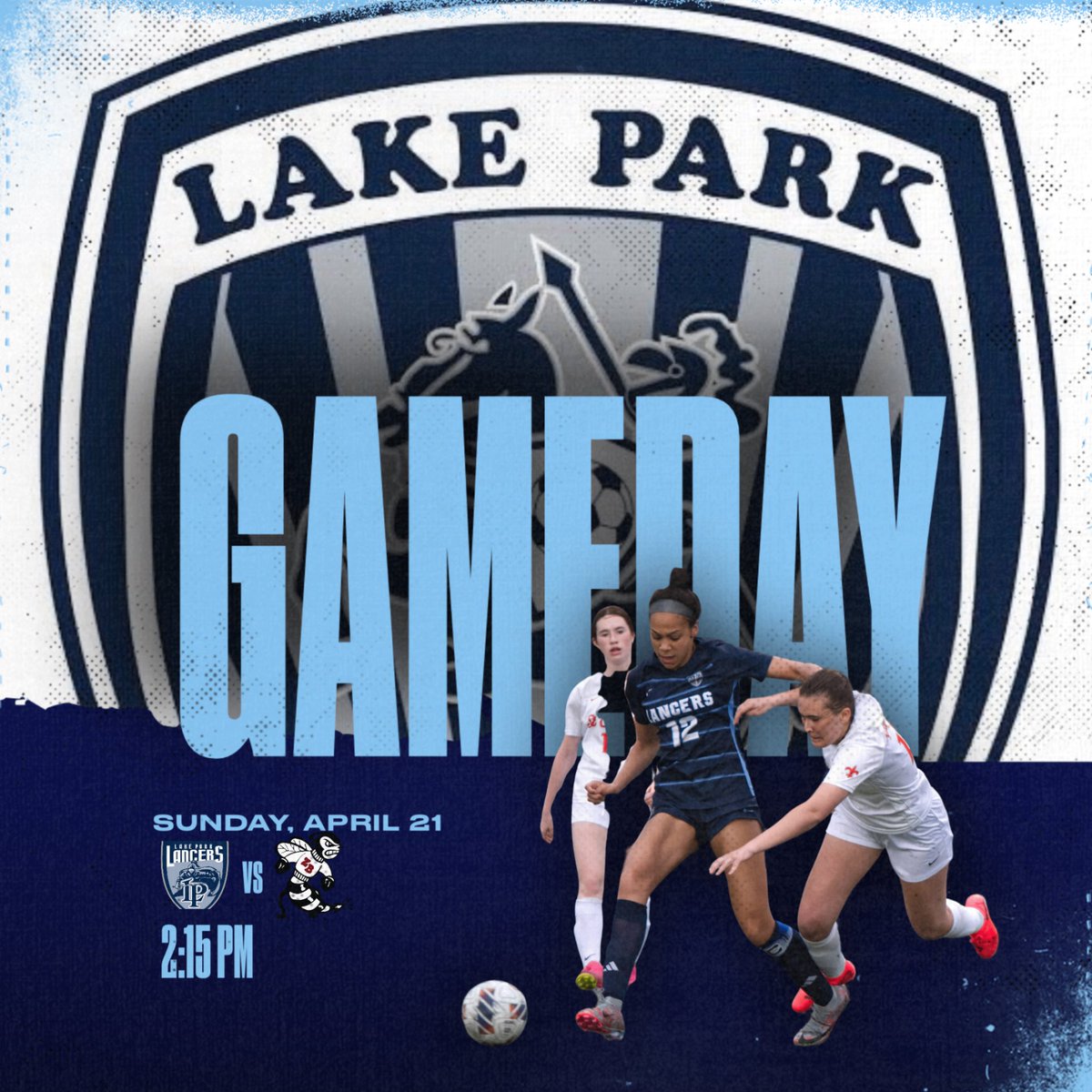 🚨BODY ARMOR CHAMPIONSHIP🚨

Lake Park Girls Varsity Soccer travel to Lyons Township High School to play against Zion High School in the Body Armor Championship game! Let Go Lancers! 

VARSITY - 2:15 pm (Away, Lyons Township HS)