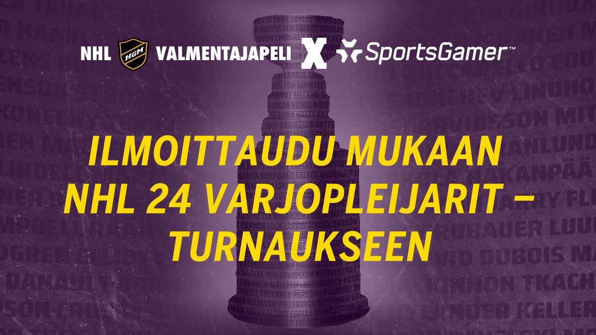 🇫🇮🏒 Valmiina kaukaloon? 🎮 Liity ensimmäiseen @hockeygmfi #NHL24 Varjopleijarit -turnaukseen tänä perjantaina, 26.4.! sportsgamer.gg/hgm Erinomainen tilaisuus uudemmillekin pelaajille - kilpaile 1v1 PS5:llä ja voita hienoja palkintoja, kuten Urheilulehden tilauksia &…