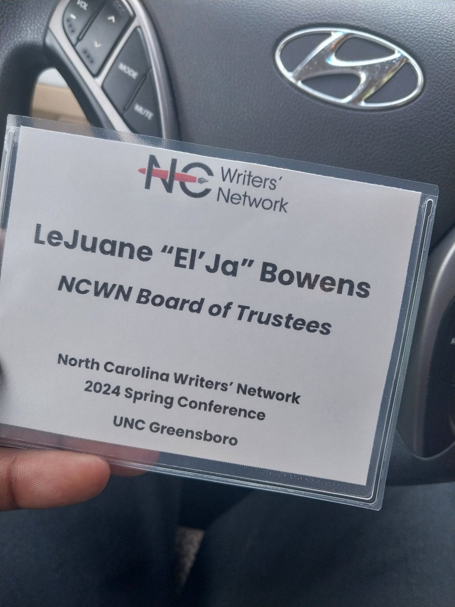 Learned so much at the NCWN Spring Conference presented by @WritingestState. Took notes and started a new poem I'll post at some point, got to chop it up with some awesome writers for a quick sec, and hosted one of the Faculty Reading events. #NCWN