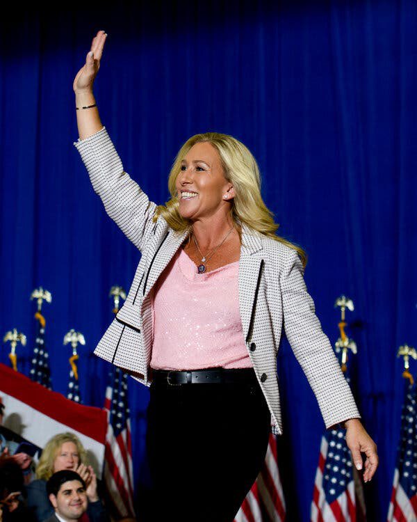 Good morning, everyone! As an 'America First' politician and patriot from Georgia, she's being attacked by the left, the right, the uniparty, and the deep state. From the <a href="/nytimes/">The New York Times</a> to the <a href="/nypost/">New York Post</a>, she is inundated with negative coverage. The establishment is against her as she