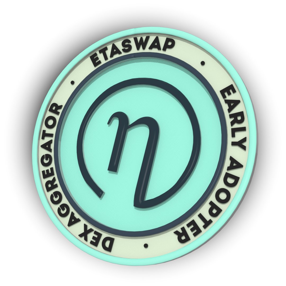 🟢 Announcement 🟢
🎁 Giveaway 🎁

We thrilled to announce that EtaSwap Early Adopter NFT's owners are participating in platform profit distribution. Distribution rules:
1) 1% of EtaSwap profit from fee is distributed amount EarlyAdopter holders.
2) Unclaimed EarlyAdopter tokens