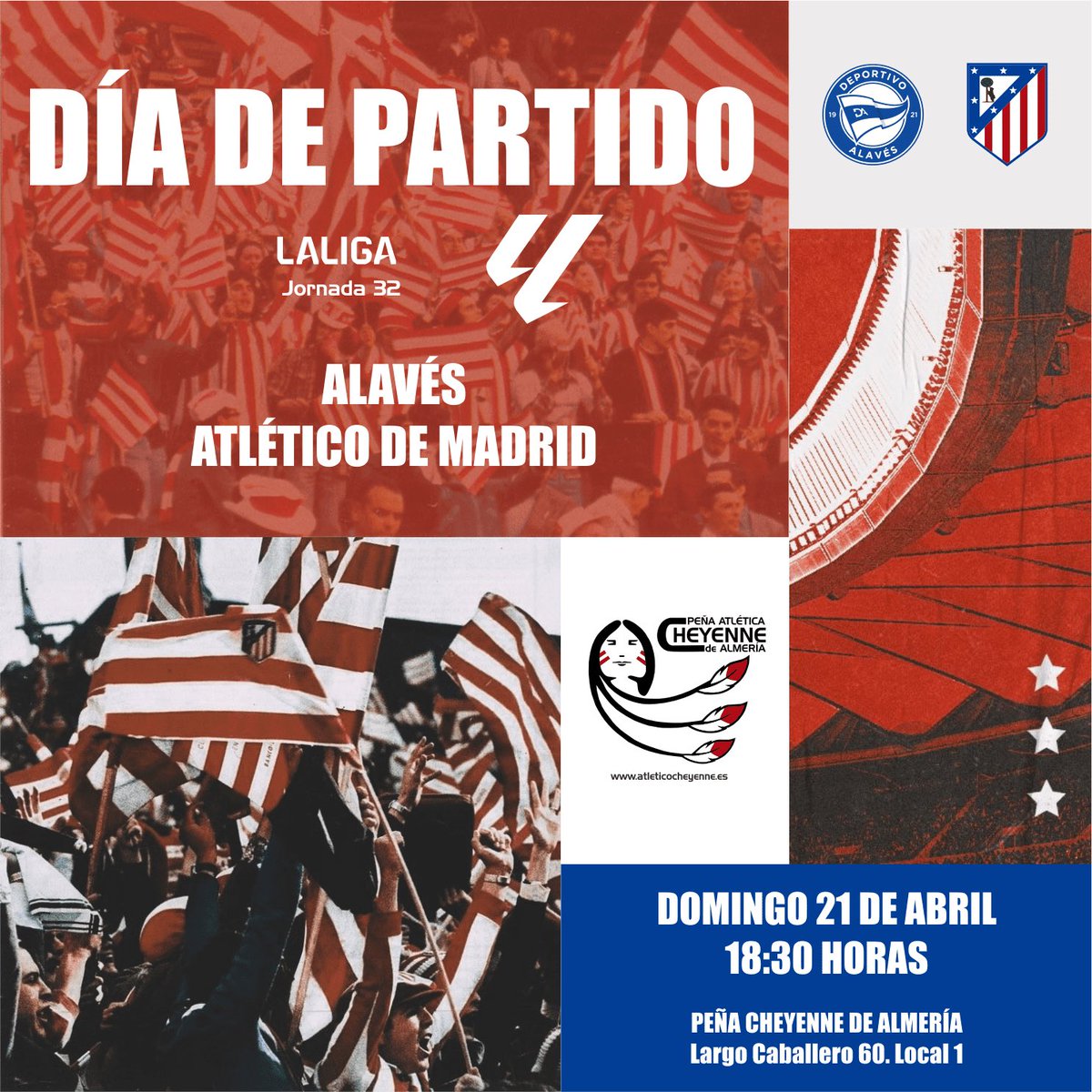 Y pase lo que pase os seguiremos animando. @Atleti #AtléticodeMadrid #AúpaAtleti #ForzaAtleti #AlavésAtleti