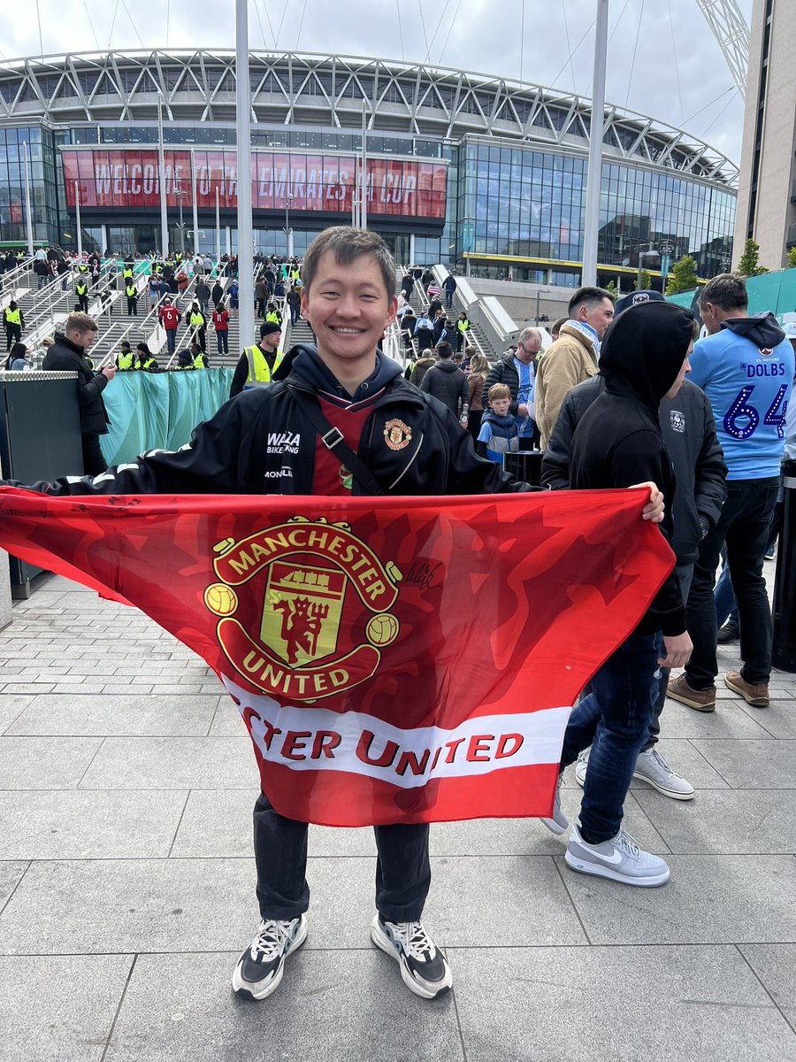 I’ve been following this lad’s journey for 11 months. He’s about to watch MUFC for the first time. He’s cycled here. From Mongolia.