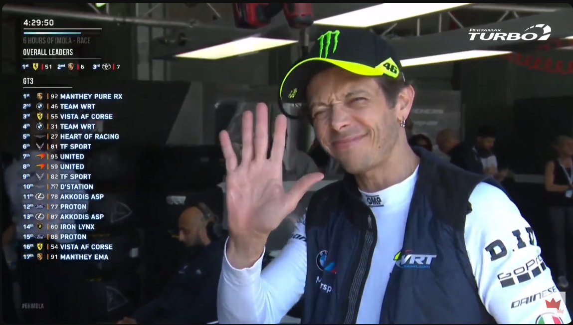 fun fact : Valentino Rossi (sahabat komeng and MotoGP legend) now races in this race #6HoursofImola