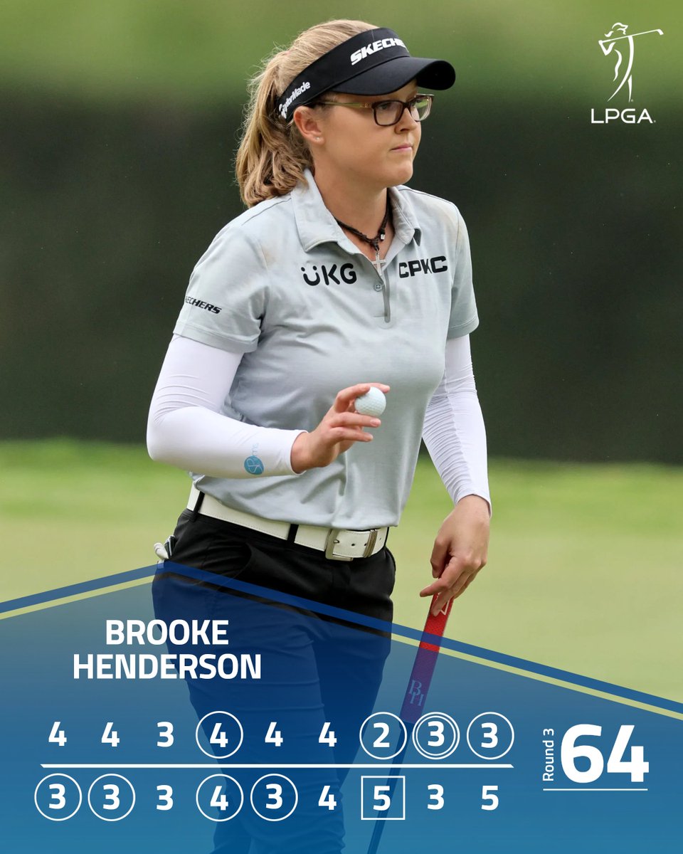 A new scoring record for the @Chevron_Golf since its move to Texas courtesy of @BrookeHenderson 🤗💪