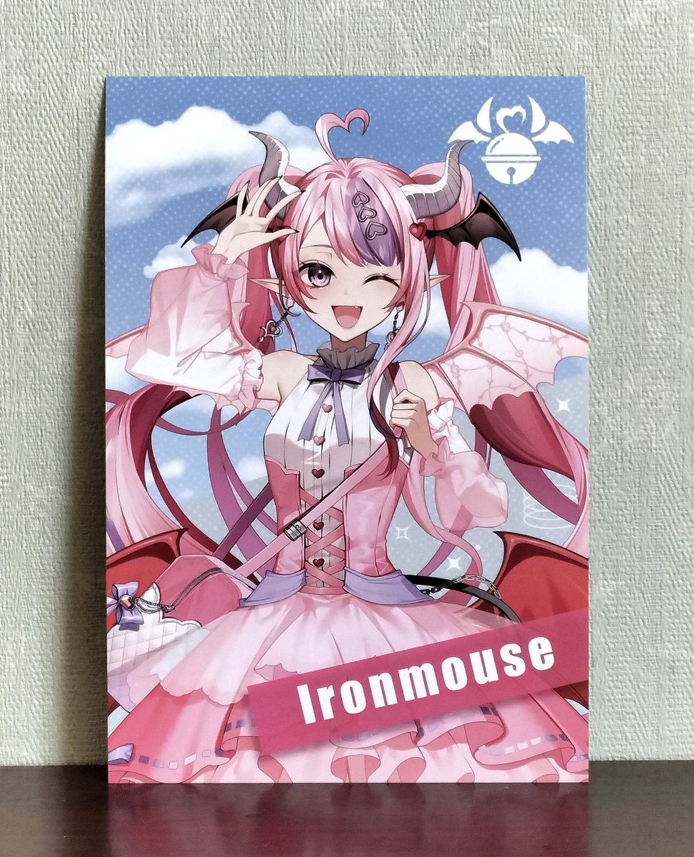 I received a postcard of 'Ironmouse' as a bonus😊
It's a cute design🥰🥰
特典で『Ironmouse』のポストカードをもらった😊
ｶﾜ(・∀・)ｲｲ!!🥰🥰
#VShojo #Vtuber #ironmouse