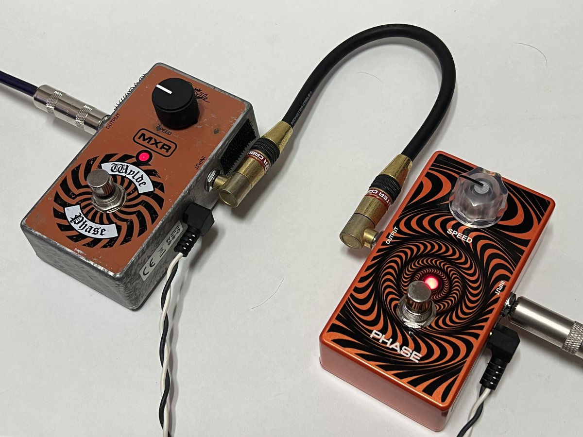 SDMF_Inc's tweet photo. 旧モデル
MXR
ZW90 Wylde Phase
と
今回の
MXR
Wylde Audio Series
WA90 Phase
を比較。
やはり
トーンの明るさから来るクリアさ
故の音の抜け感は気持ち良い✨
音量が少し上がるのと、
揺れの速さはほぼ同じ。
@JimDunlopJP @moridaira_mi
#ZakkWylde #ザックワイルド
#MXR #WA90 #Phase https://t.co/I4alheyWA7