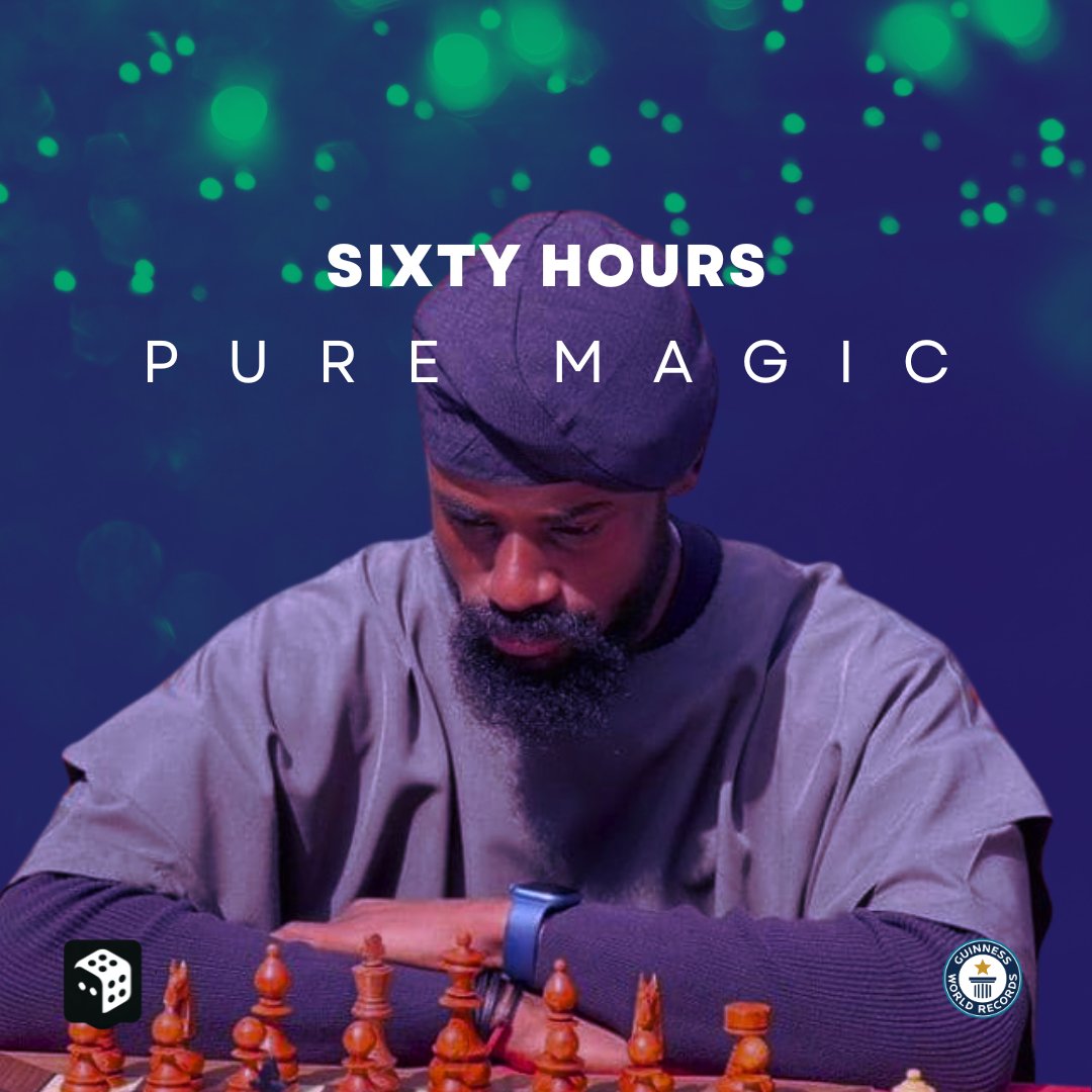 The Game DAO (@bullionlabs) on Twitter photo Congratulations to the #NigerianChampion <a href="/Tunde_OD/">Tunde Onakoya</a> of <a href="/chessinslums/">CHESS IN SLUMS AFRICA</a> on his Guiness World Record !
Keep flying the flag high! 🇳🇬🇳🇬
.
#TundeOnakoya #GuinessWorldRecord #ChesInSlums #60HRS #Unbeaten Congratulations to the #NigerianChampion <a href="/Tunde_OD/">Tunde Onakoya</a> of <a href="/chessinslums/">CHESS IN SLUMS AFRICA</a> on his Guiness World Record !
Keep flying the flag high! 🇳🇬🇳🇬
.
#TundeOnakoya #GuinessWorldRecord #ChesInSlums #60HRS #Unbeaten