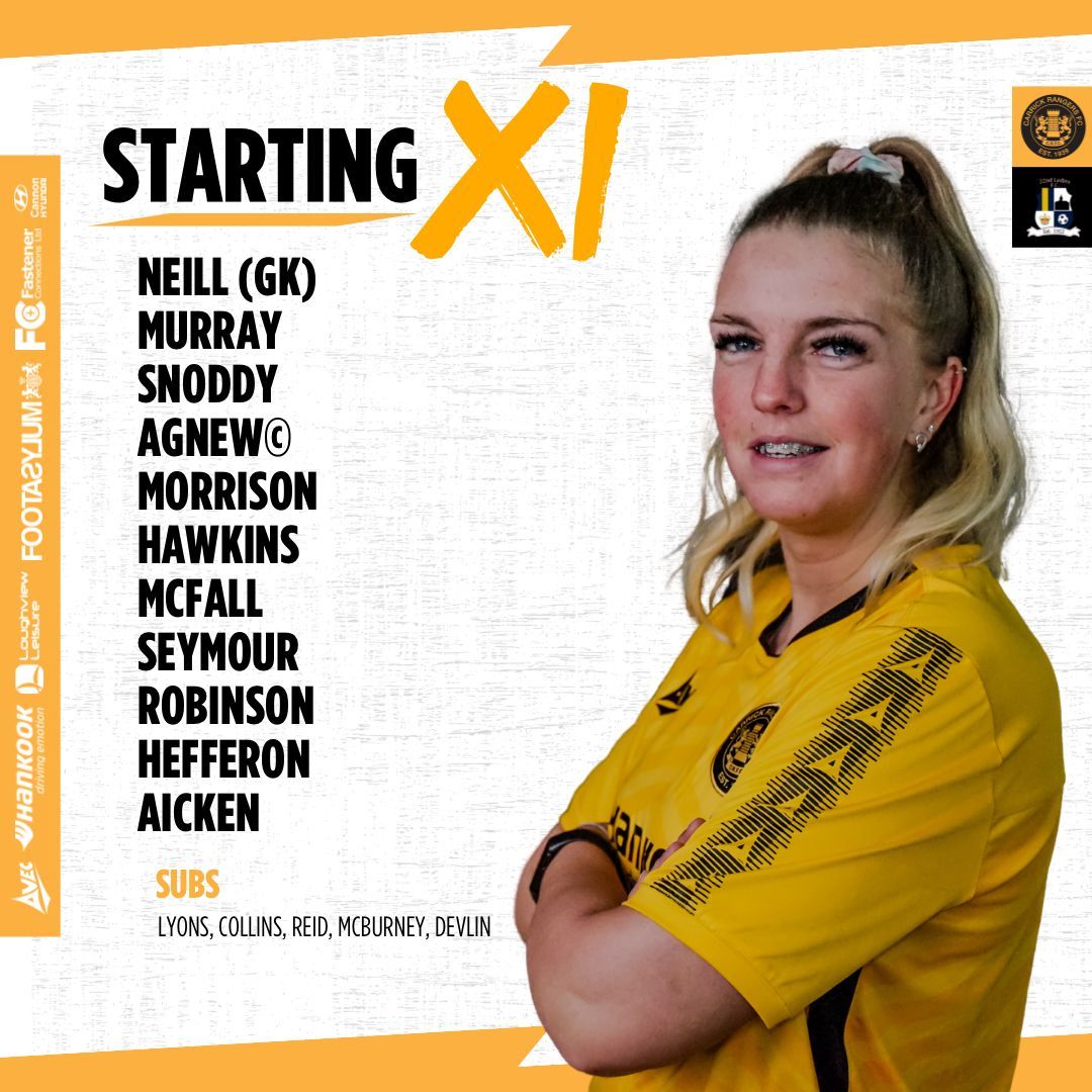 𝙇𝙞𝙣𝙚-𝙐𝙥📋
This afternoon's side to take on 22nd Ladies Reserves at Clarendon Sports Facility. 

#CRFC | #AmberArmy 🟠⚫️