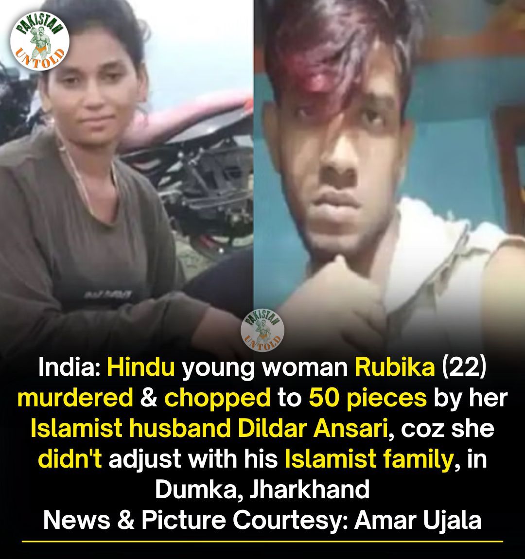 Ansari butchers Rubika. Rubika's love was above religions.