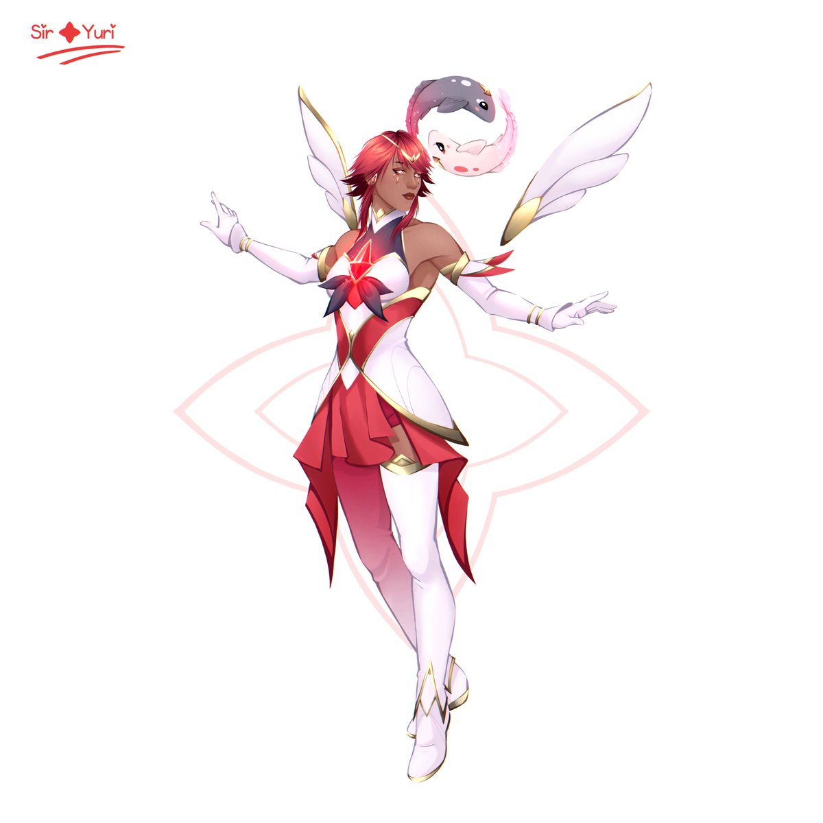 ✨ STAR GUARDIAN KARMA ✨

When Darha was younger, she was a reckless and temperamental girl against order and duty. After forcibly maturing thanks to the horrors that the cosmos offers, Darha mentors Nami as the second team leader.

#StarGuardian #LeagueofLegends