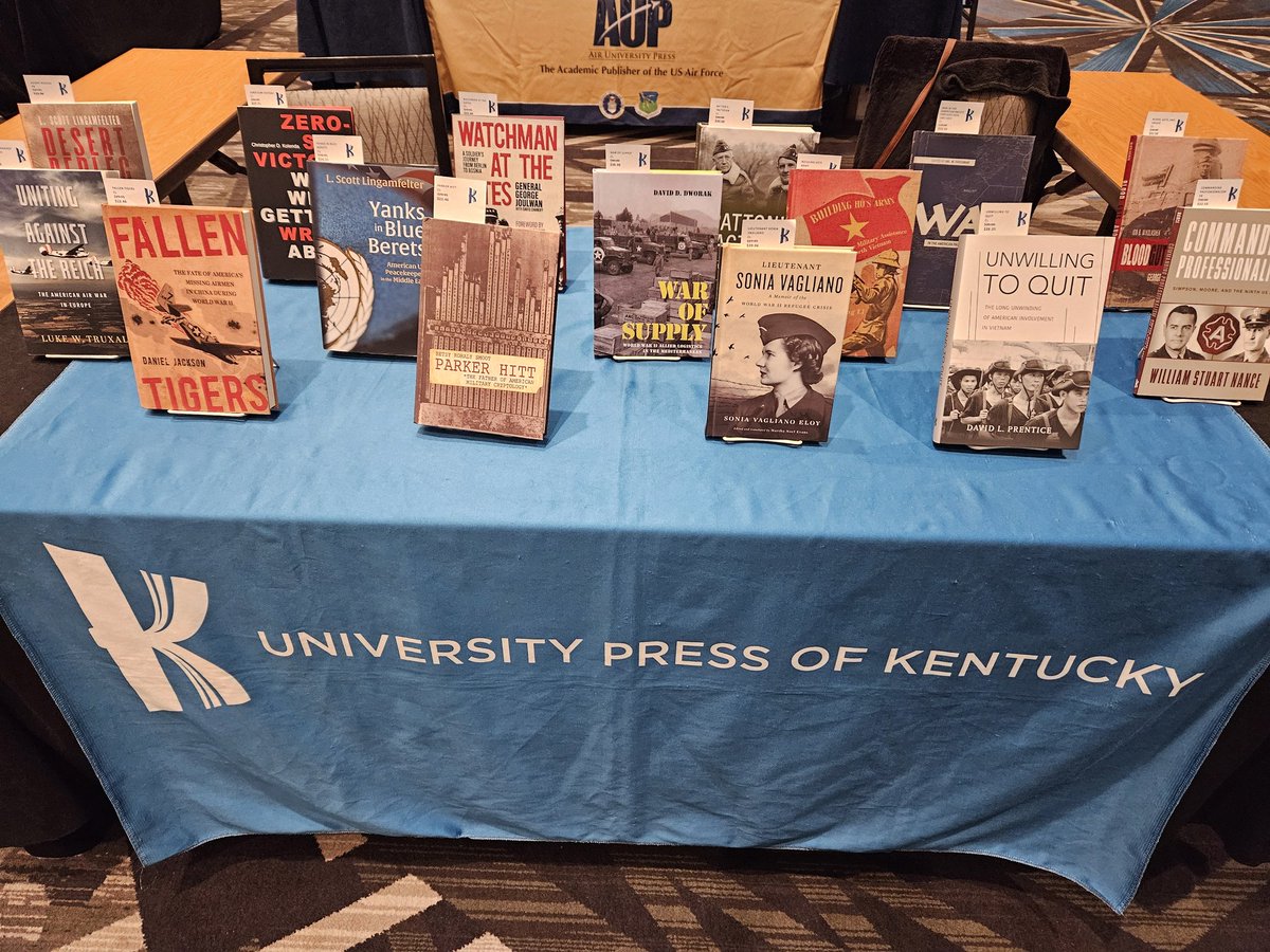nboneal's tweet photo. Last day at #SMH2024! Stop by the @KentuckyPress booth to see some of our recent and forthcoming titles! https://t.co/ddPxOWhJ4R