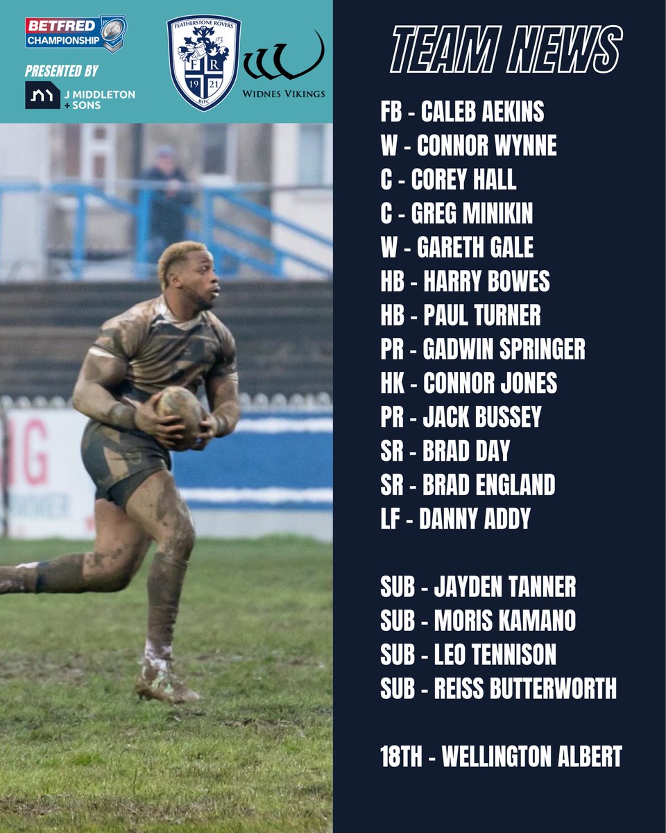 Here is your Rovers team for this afternoon! Reiss Butterworth will make his club debut from the bench and Jayden Tanner returns. 💪 #BlueWall