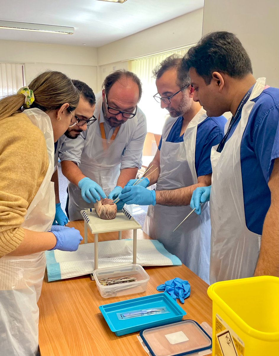 ctsurg_em's tweet photo. Mitral Valve Study Day🫀
♦️ Lectures and case based discussions: MV anatomy, pathology, classifications, indications for surgery &amp; principles of tricuspid surgery
♦️ @MedtronicUK Wetlab: MV access &amp; assessment, MV repair/ replacement, TV repair
♦️TOE assessment and interpretation https://t.co/TJMIxjtxkg