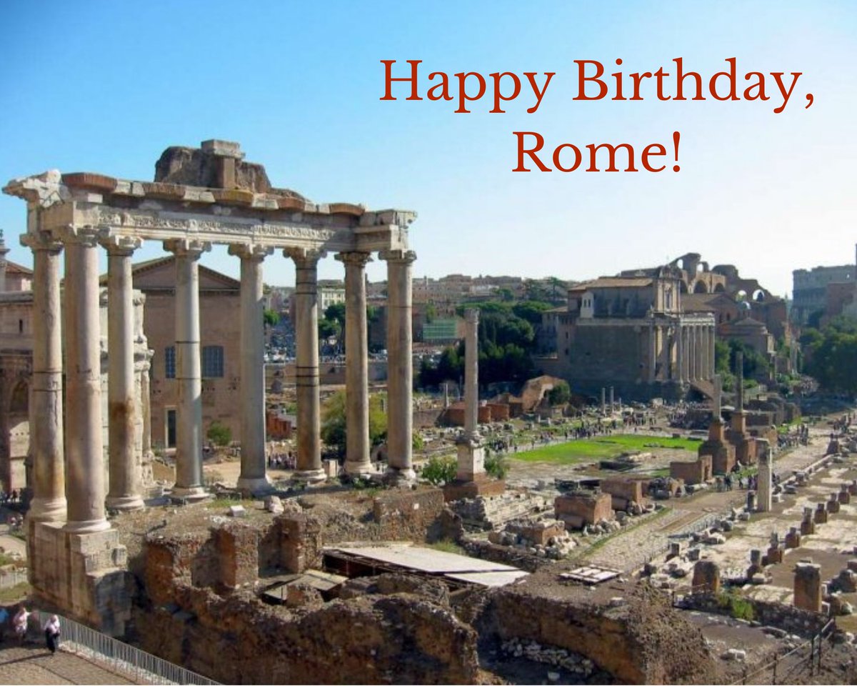 Happy Birthday, #Rome! 🎉

Today in #history: Romulus founds Rome (traditional date). (753 BCE). 

➡️ Read more: worldhistory.org/Rome/
worldhistory.org/Romulus_and_Re…
