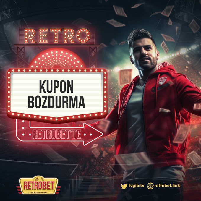 Aradığın Tüm Kazandıran Bahis Bileşenleri Retrobet’te Seni Bekliyor ! 🥇Kupon Bozdurma ✅ 🥈Bahis Sihirbazı ✅ 🥉Süper Oran ✅ @tvgibitv Bu adreste: retrobet.link/?btag=twitter