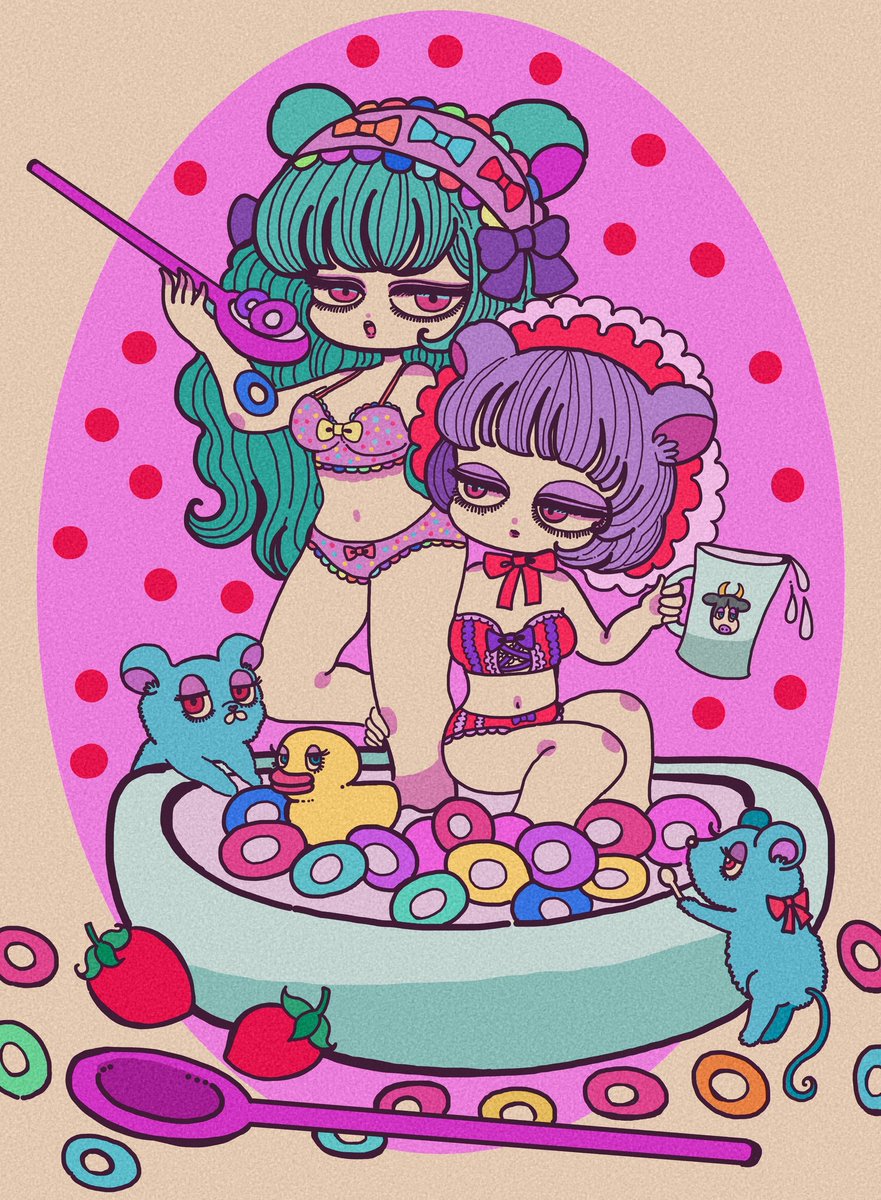 「シリアルねずみ 」|シウ 【画集が発売されました！】のイラスト