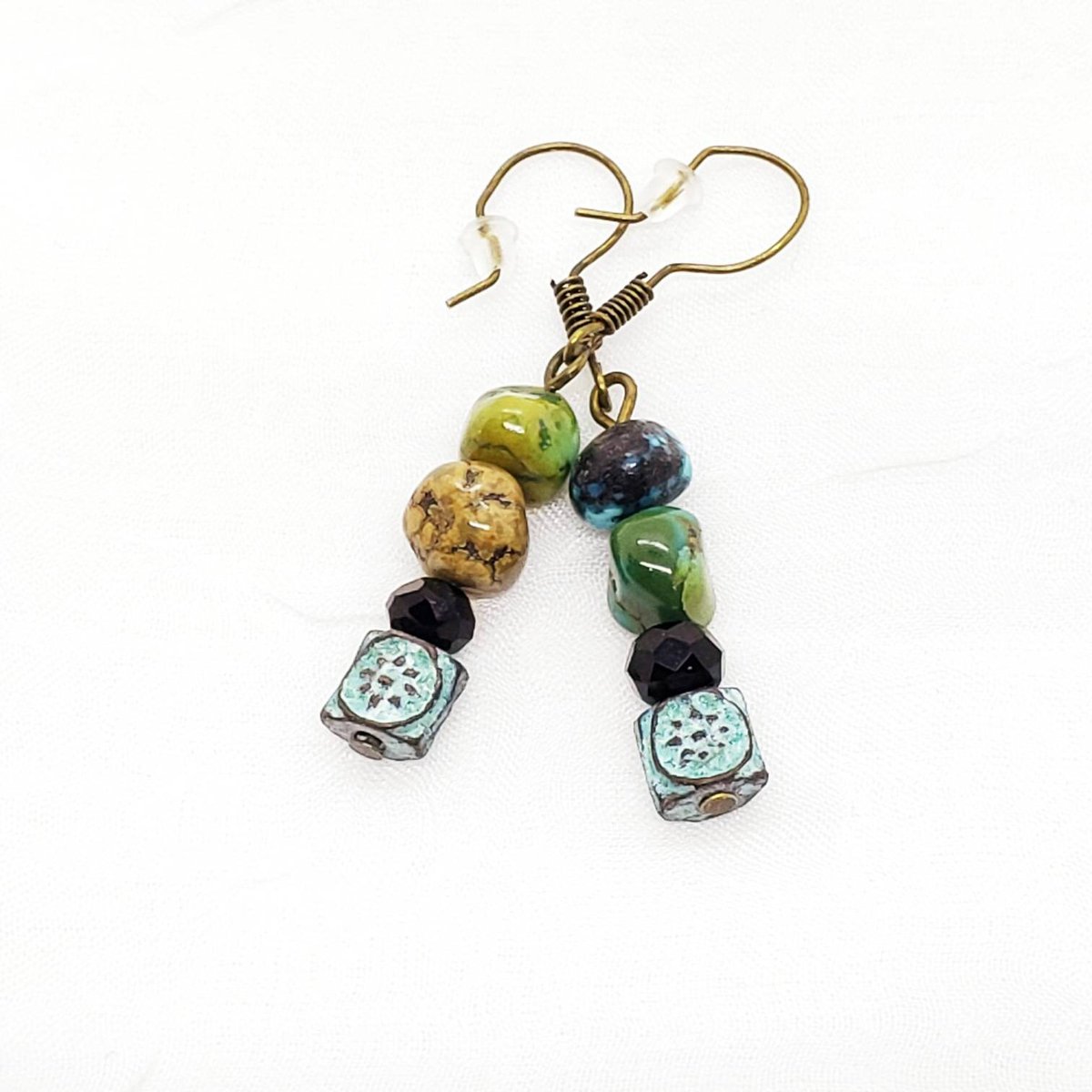 In stock. Going soon. Genuine Turquoise Earrings - Dangle Earrings , Textured Verdigris, Genuine Turquoise Jewelry only at $18.00.. 
etsy.com/listing/139257…
#TurquoiseJewelry #DenimJewelry