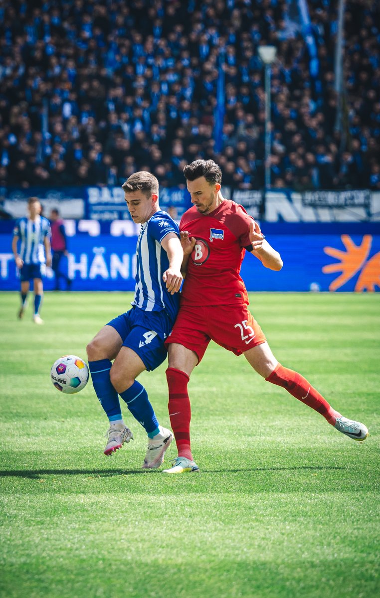 We're back underway in Karlsruhe. Let's get a result, lads! 🫵 46' | #KSCBSC 2-1