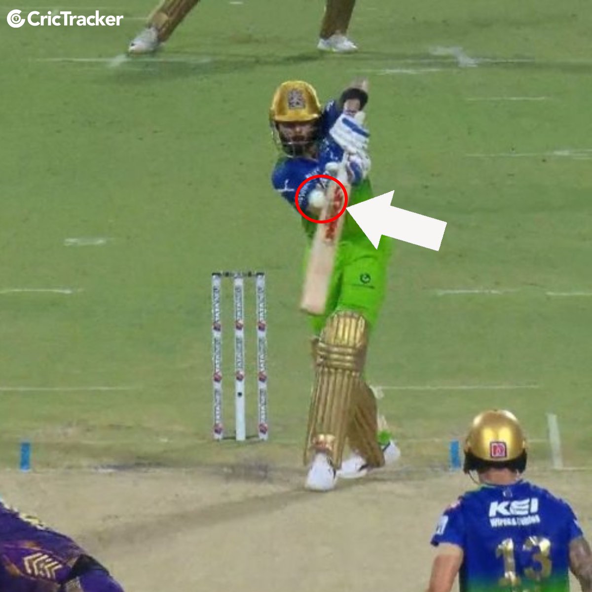 Cricketracker's tweet photo. Out or not? 🤔

📸: Jio Cinema