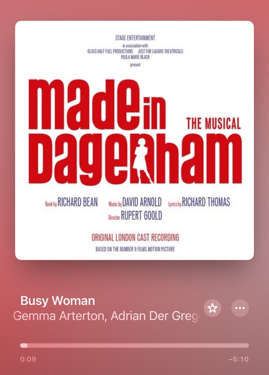 castalbummaster's tweet image. Currently Listening To: #MadeInDagenham #DavidArnold #RichardThomas #GemmaArterton @OfficialSLD #OriginalLondonCast