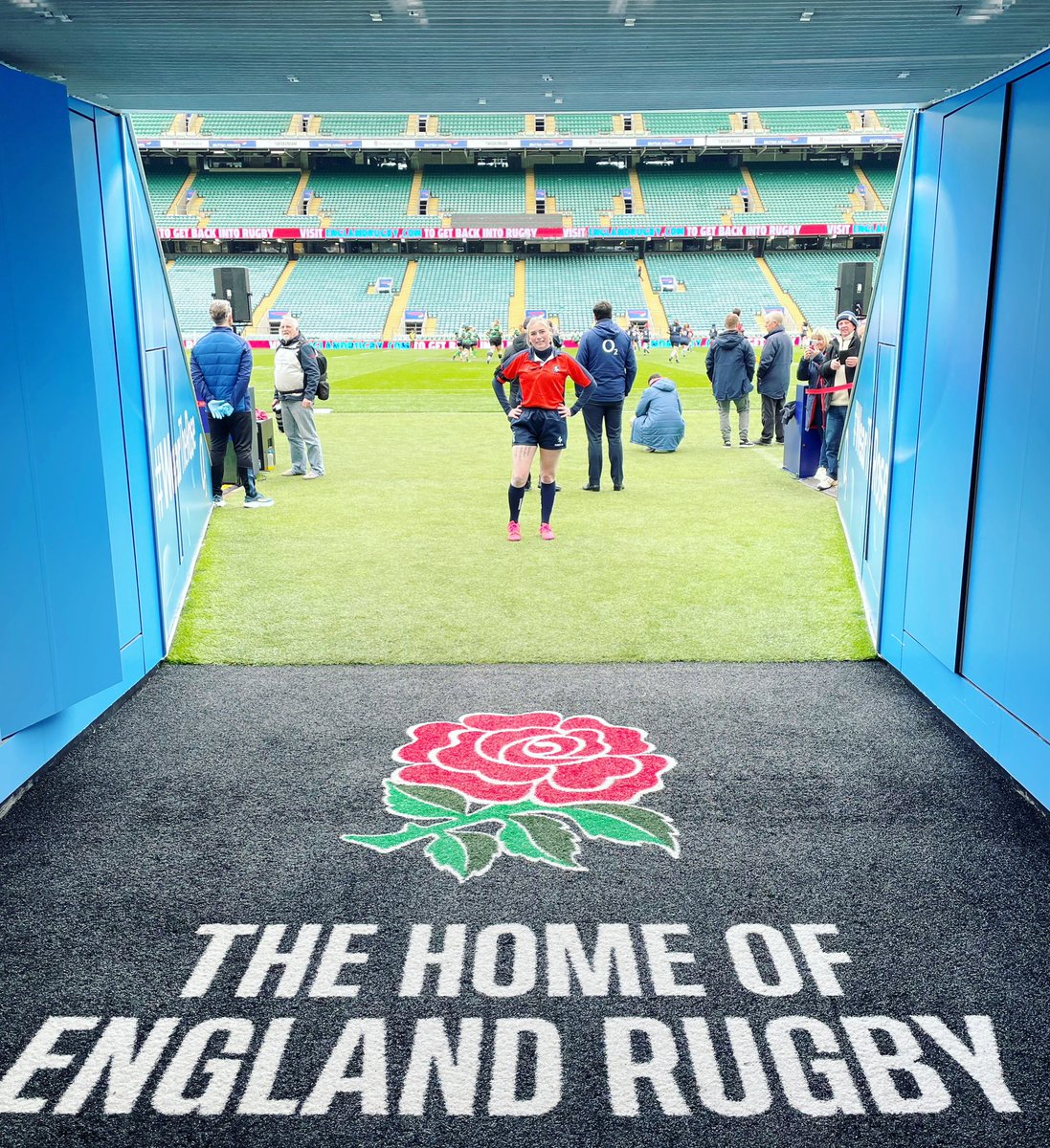 Yesterday it was the stoop tunnel, today it’s twickenham 🤩