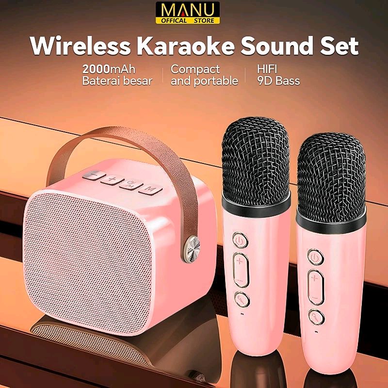 Siapa yg pingin samaan sama cipung pakai Speaker mini bluetooth 2 mic 1 karaoke Bluetooth 5.3 Set Mini Full Bass Portable Wireless (Dapat terhubung ke keponsel/komputer/TV) Original Suara Jernih-Garansi lagi. shope.ee/7pWhhYC0H9?sha…