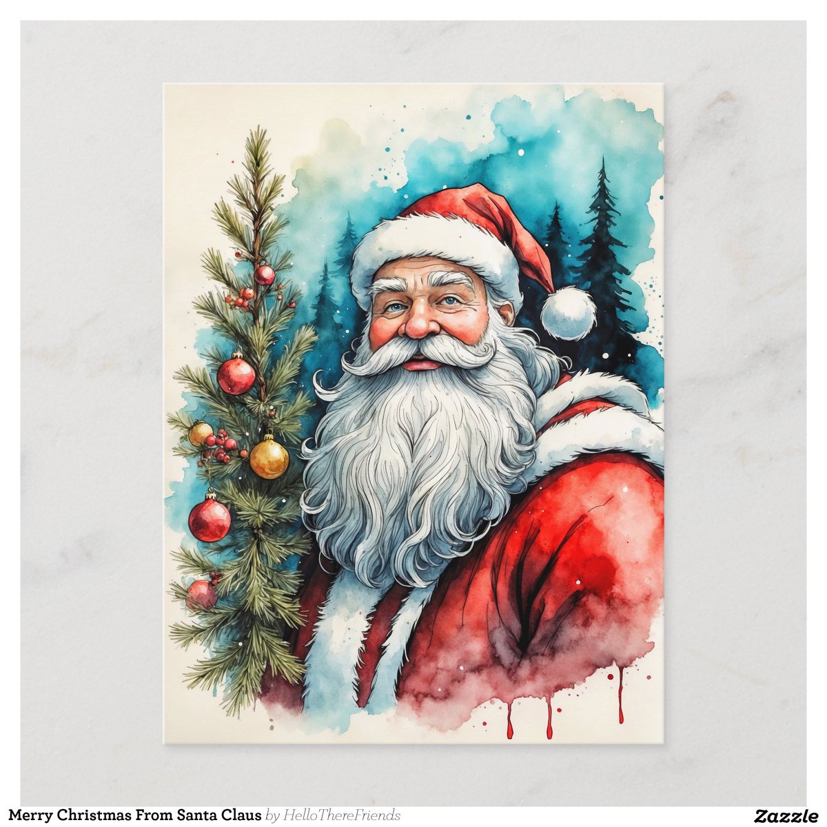 Merry Christmas From Santa Claus Postcard→zazzle.com/z/8ipot4v6?rf=…

#Postcards #ChristmasPostcards #MerryChristmas #HappyHolidays #SantaClaus #SaintNicholas #Holidays #Christmas #Santa