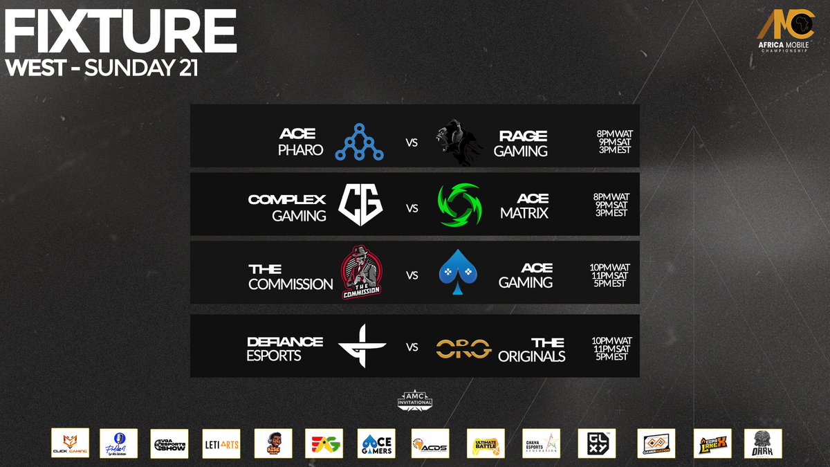 Day 1 of the Invitational African Mobile Championship. Excited and ready to compete🔥 
Looking forward to a great game Vs <a href="/acegamers_espGG/">Ace Gamers Esports</a>
