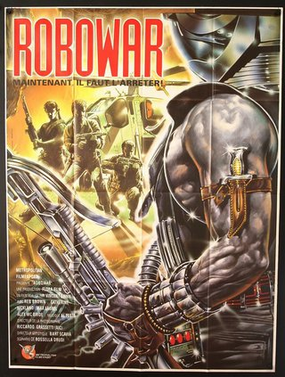 FilmMomatic's tweet photo. #NowWatching ROBOWAR #BrunoMattei #RebBrown #CatherineHickland #MassimoVanni #RomanoPuppo #ClaudioFragasso #MaxLaurel #JimGaines #JohnPDulaney #MelDavidson #MichaelWelborn #CurtisCarter https://t.co/3MhZB61xIG