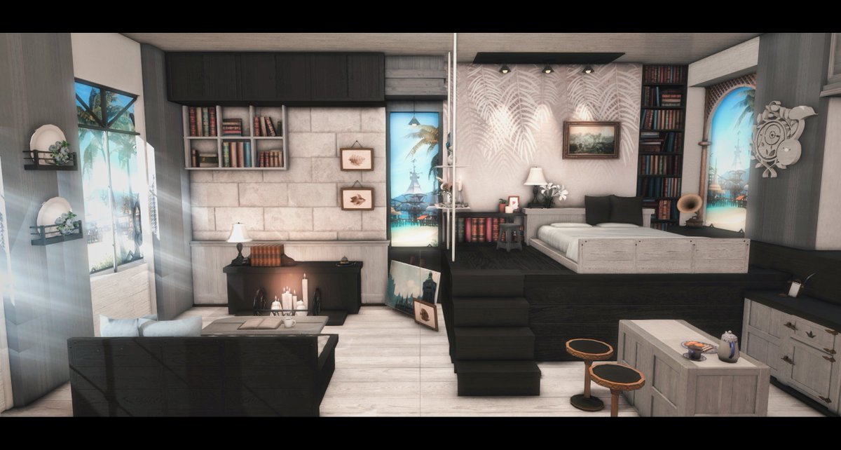 kr [ S size ]                                                                        

모던 블랙의 시원한 해변가 주택🖤

#ff14 #ffxivhousing #FF14ハウジング #FF14housing #HousingEden #FF14_하우징 #냠미션_하우징 #하우징커미션