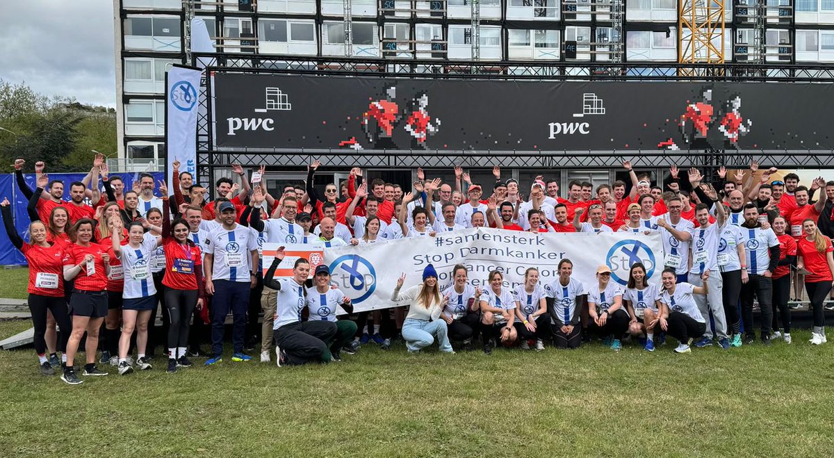 Heel veel succes aan onze 63 @StopDarmkanker lopers! Dank om deel te nemen! 🙏

Vooral genieten van de schitterende @Antwerp10Miles 🏃🏻‍♂️🏃💙

Txs @PwC voor jullie steun & gastvrijheid! #samensterk 💪🏻🍀