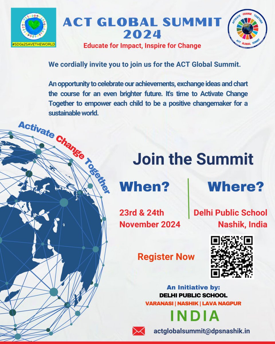 We are registering!!!!
Join us as we celebrate you and your sdg warriors in our onsite summit.ACT...Activate change together.